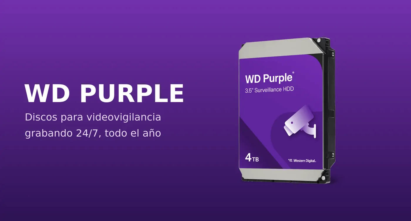 Discos WD Purple para videovigilancia
