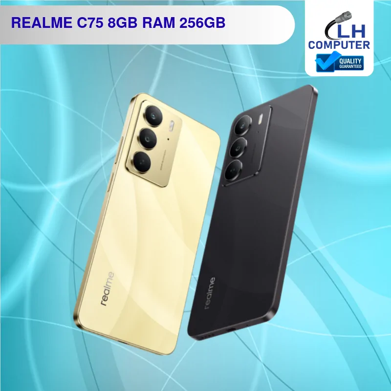 Celular realme C75 negro 8GB RAM 256GB