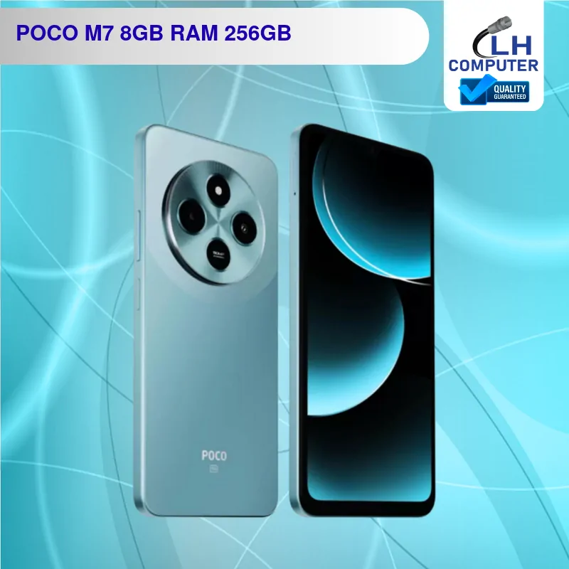 Celular POCO M7 negro 8GB RAM 256GB