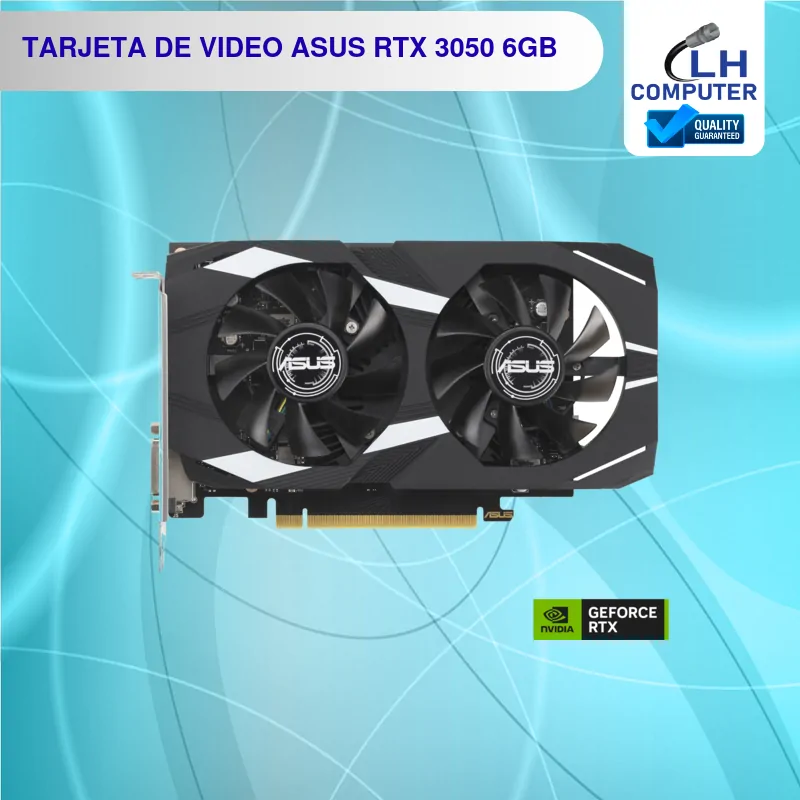 Tarjeta de video ASUS RTX 3050 6GB