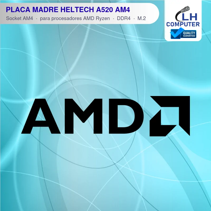 Placa madre Heltech A520 AM4 DDR4 M.2