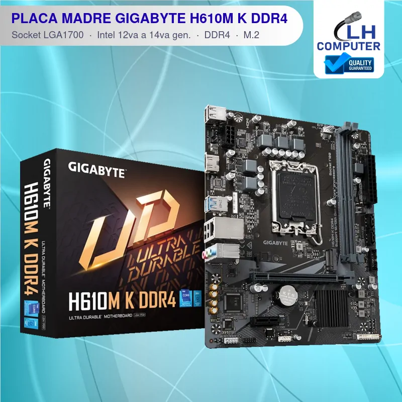 Placa madre Gigabyte H610M-K LGA1700 DDR4