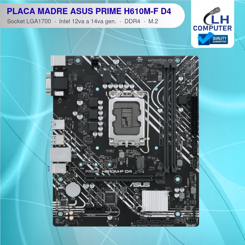 Placa madre ASUS PRIME H610M-F D4 LGA1700 DDR4