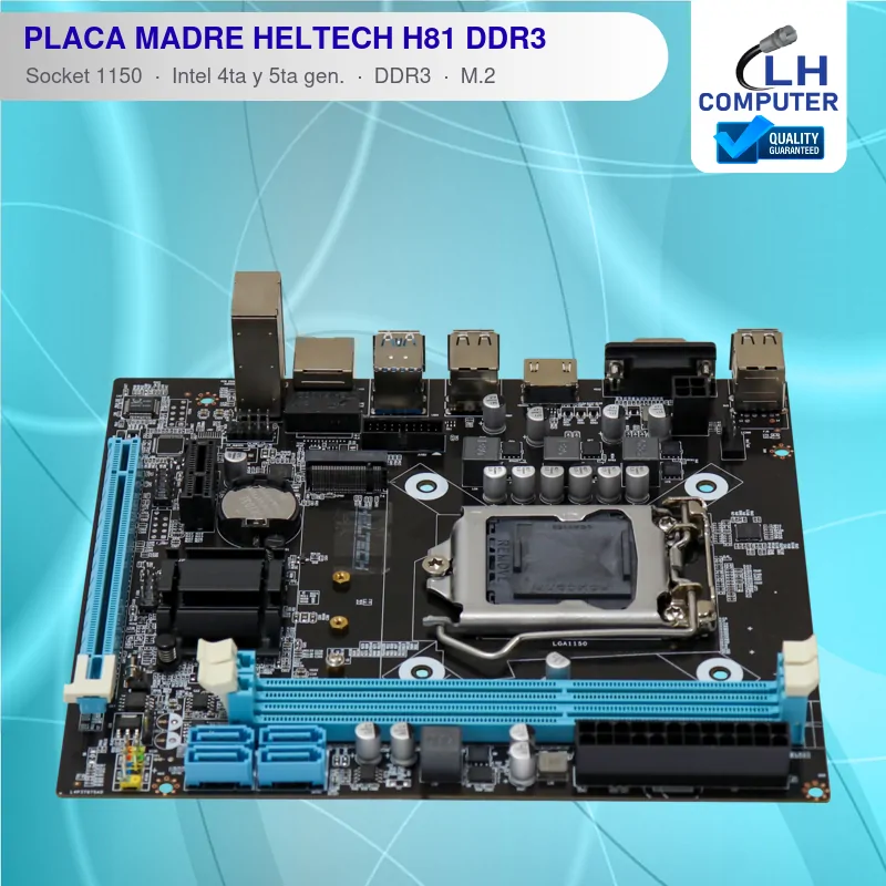Placa madre Heltech H81 socket 1150 DDR3 M.2