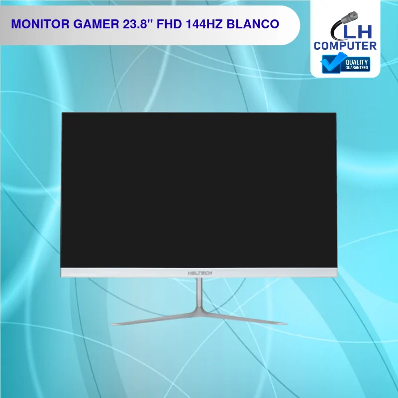 Monitor gamer Heltech 23.8" Full HD 144 Hz blanco