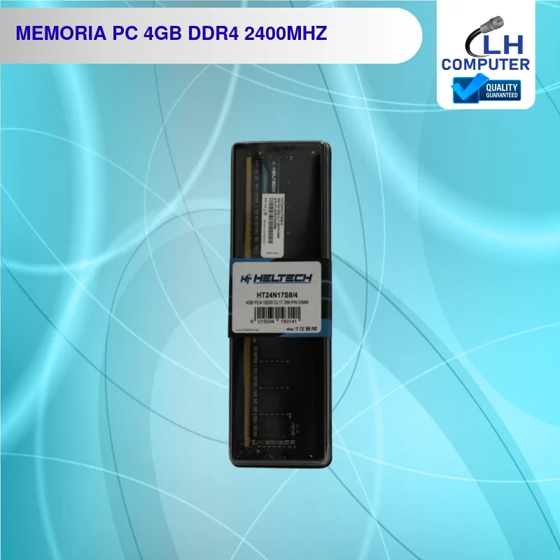 Memoria RAM Heltech 4GB DDR4 2400 MHz para PC