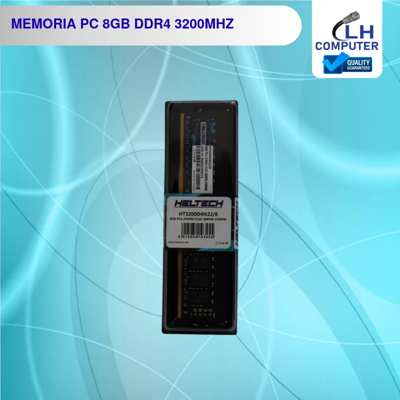 Memoria RAM Heltech 8GB DDR4 3200 MHz para PC