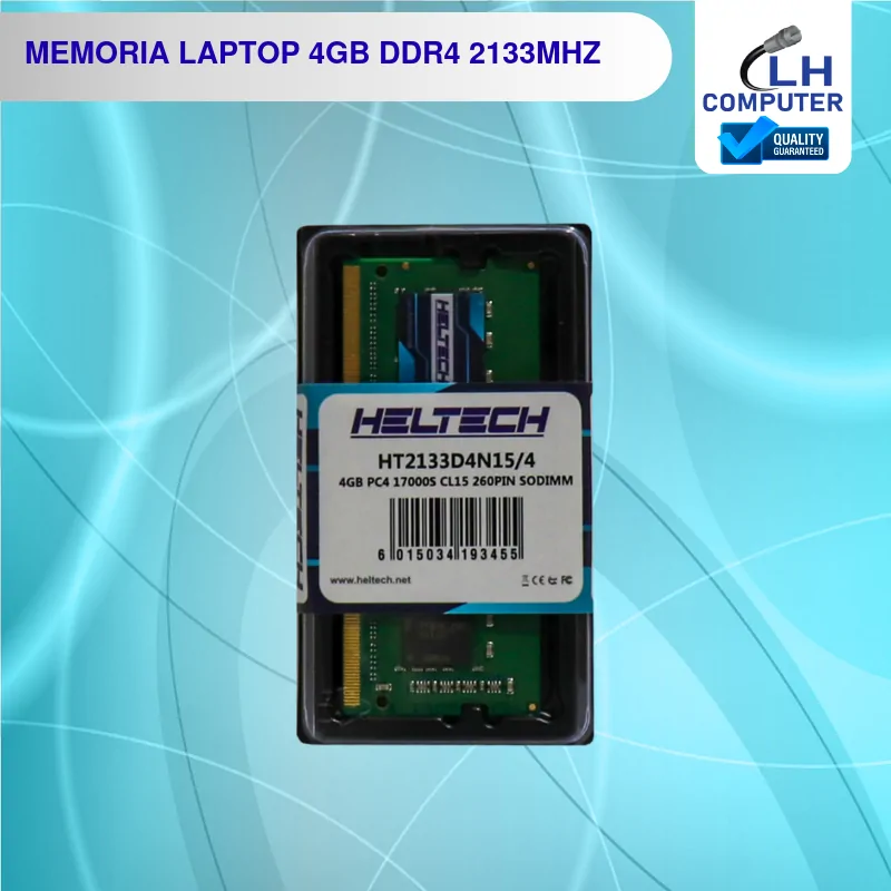 Memoria RAM Heltech 4GB DDR4 2133 MHz para laptop