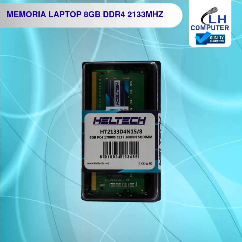 Memoria RAM Heltech 8GB DDR4 2133 MHz para laptop