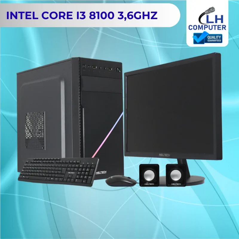 Combo PC Intel Core i3 8100 3.6 GHz