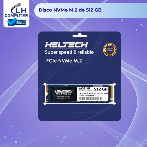 SSD M2 NVME HELTECH M051HT 512GB